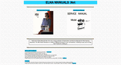 Desktop Screenshot of elnamanuals.net
