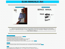Tablet Screenshot of elnamanuals.net
